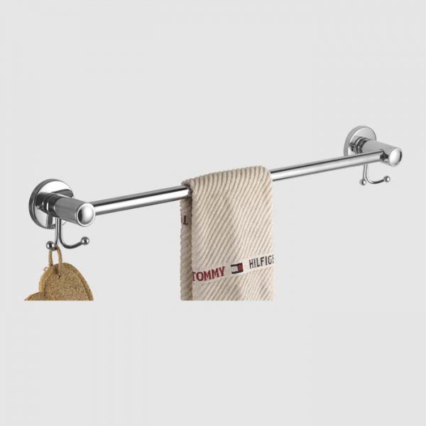 DIPLOMAT Double Hook BA-219A Towel Rod 24″