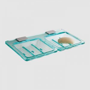 RE-206-Double-Soap-Dish-Square-(with-Brass-Basket)